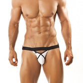 Joe Snyder Pride Frame Jock Strap Peekaboo 02 Sous-vêtements et maillots de bain blancs Taille unique